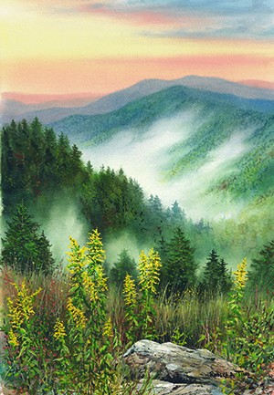 Mountains Robert A. Tino Gallery and Paintings