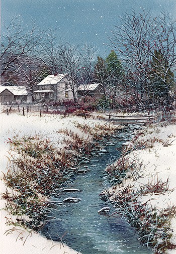 Snowy Winter's Eve - Product Image